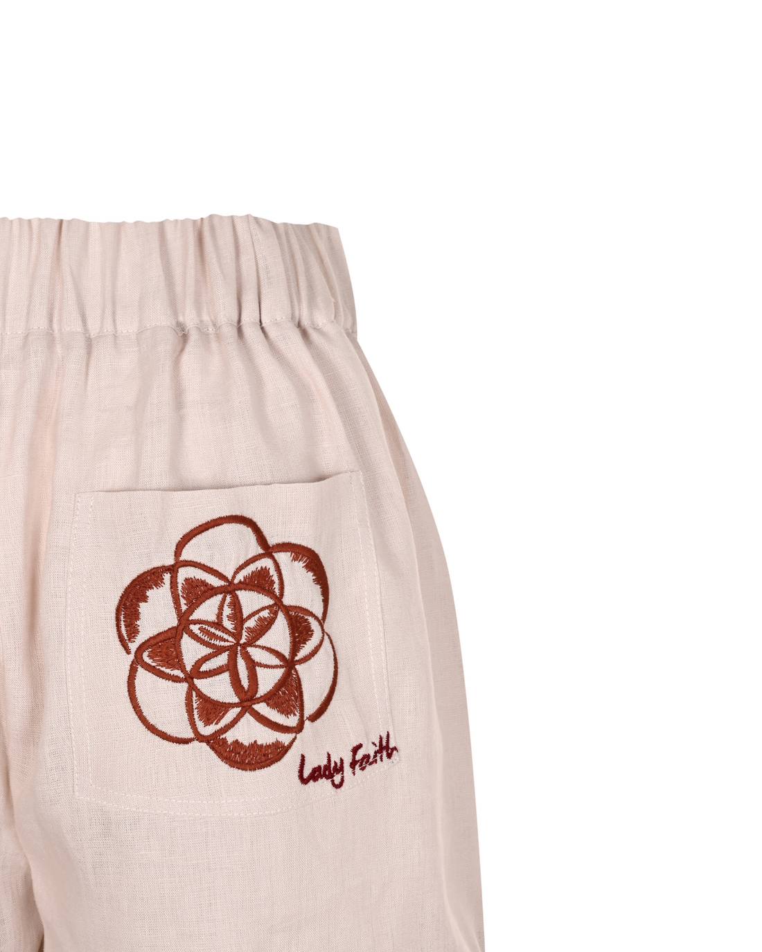 Linen Shorts Beige