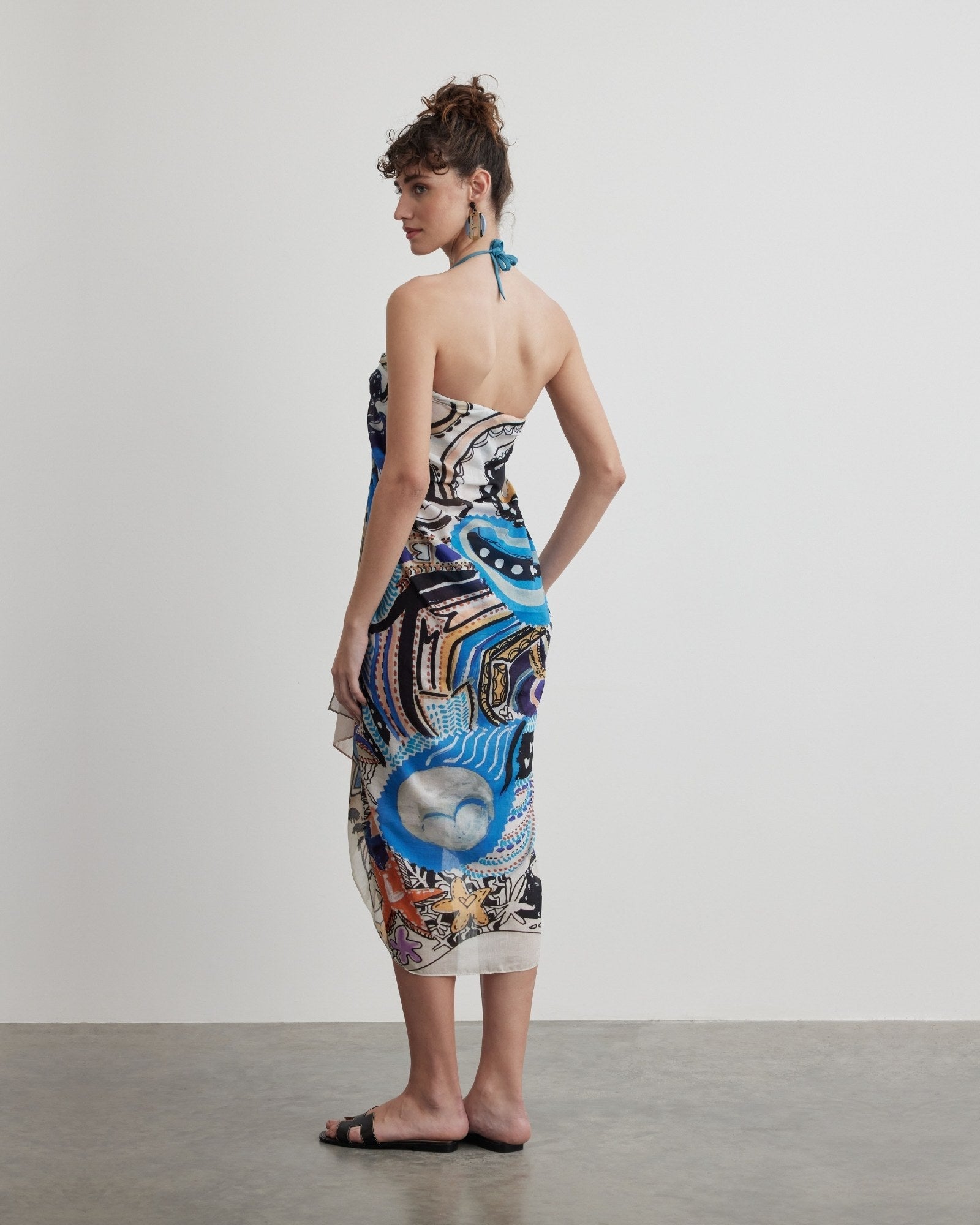 Silk Voile Pareo Scarf | Goddess of Protection