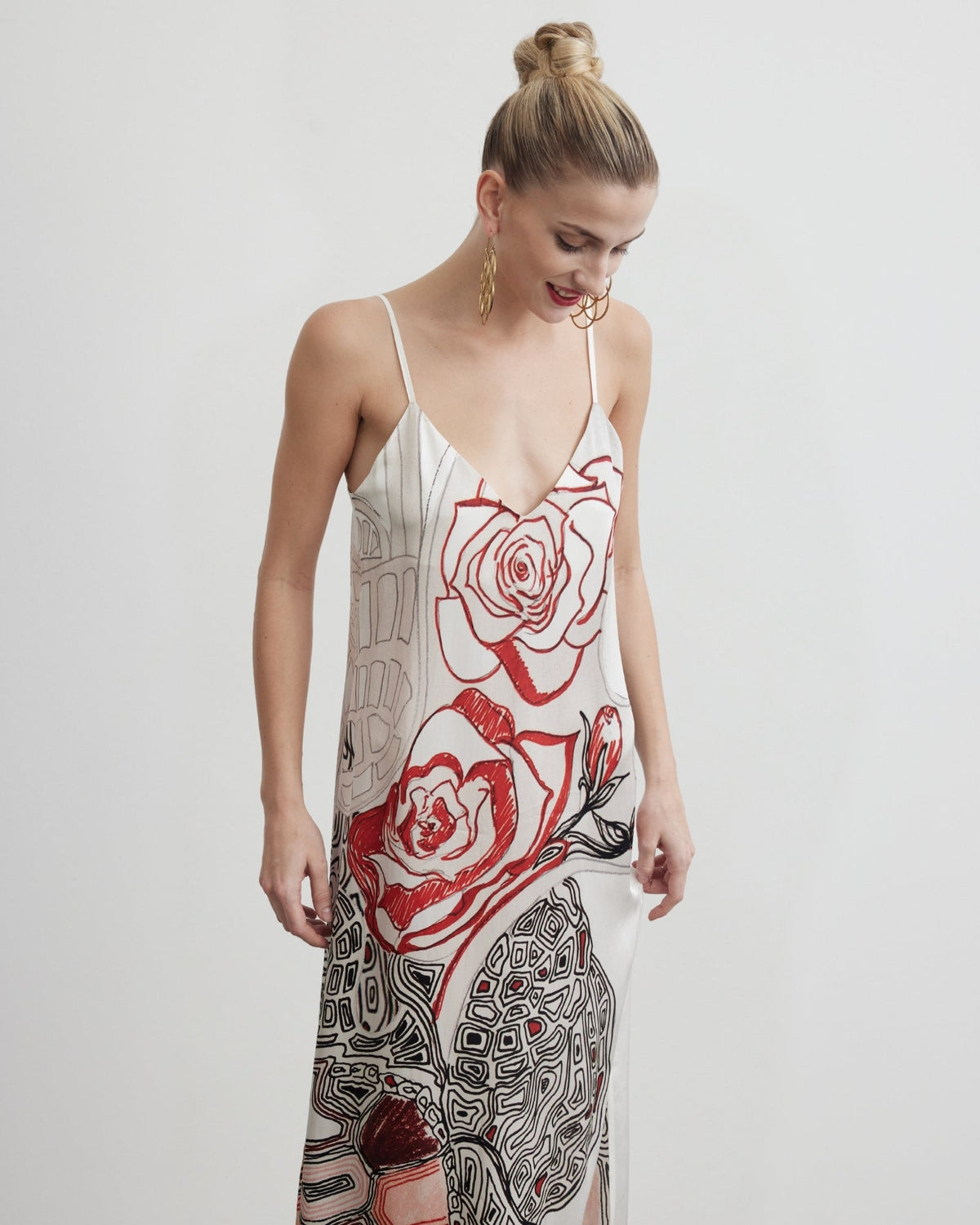 Thin Strap Long Dress | Goddess of Regeneration