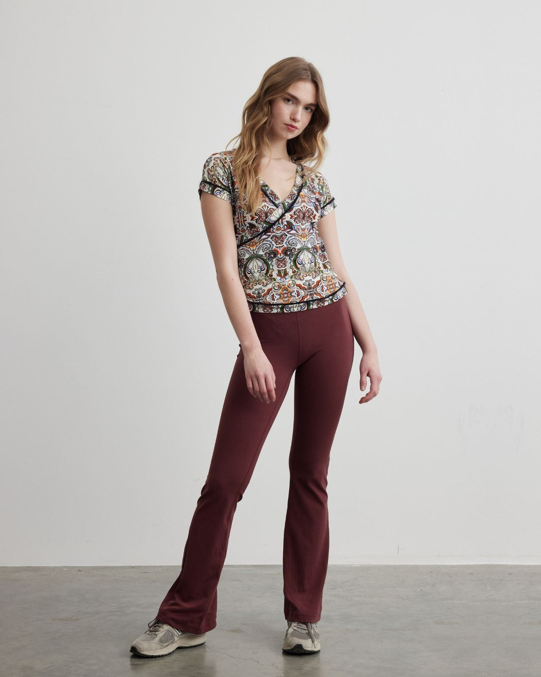 Short Sleeve Envelope Blouse | Goddess of Earth - Butterfly