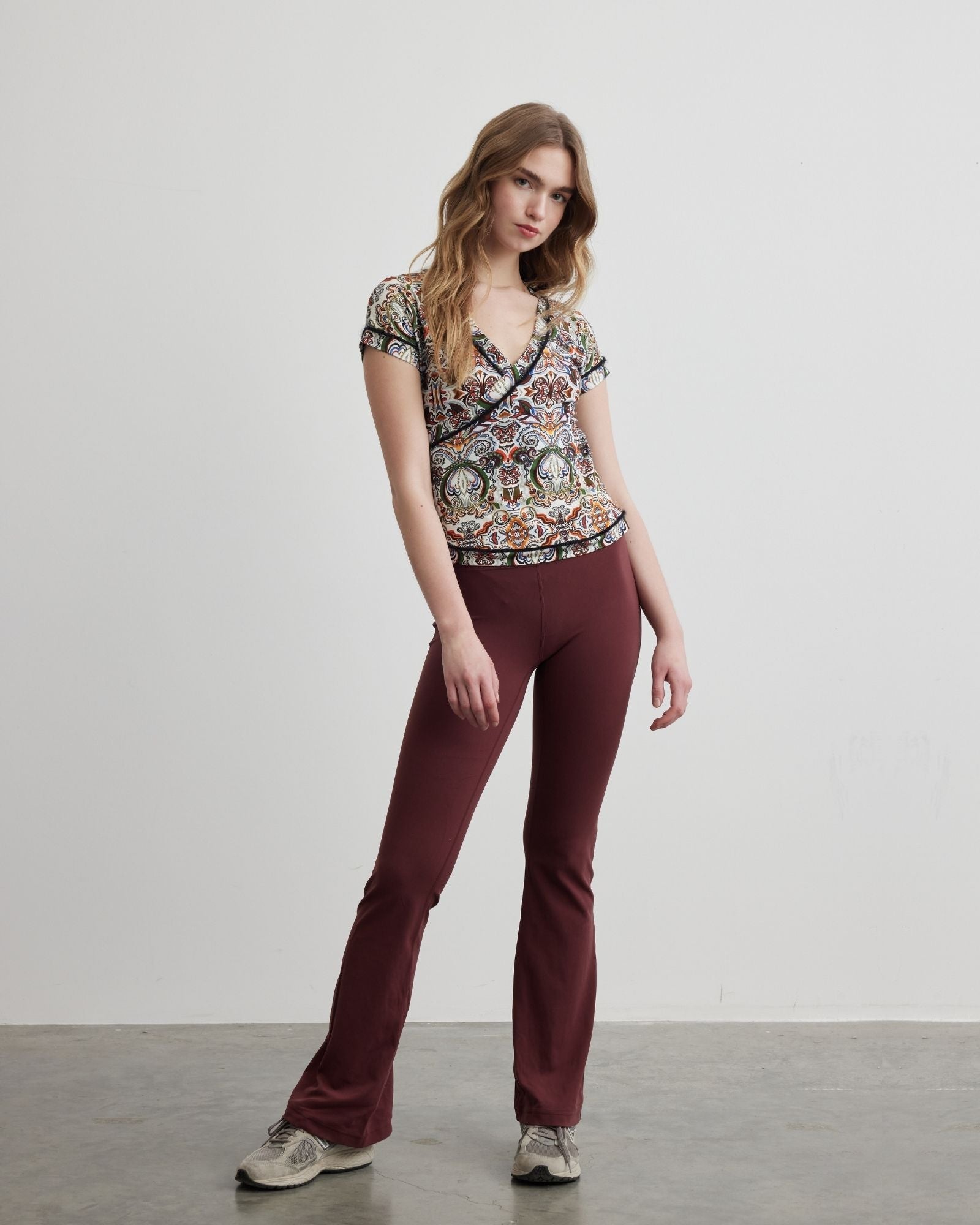 Short Sleeve Envelope Blouse | Goddess of Earth - Butterfly