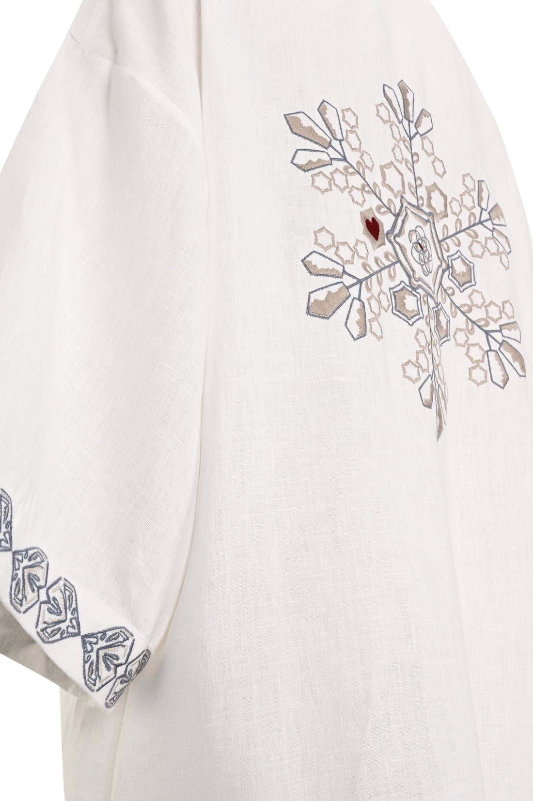 Linen Kaftan White