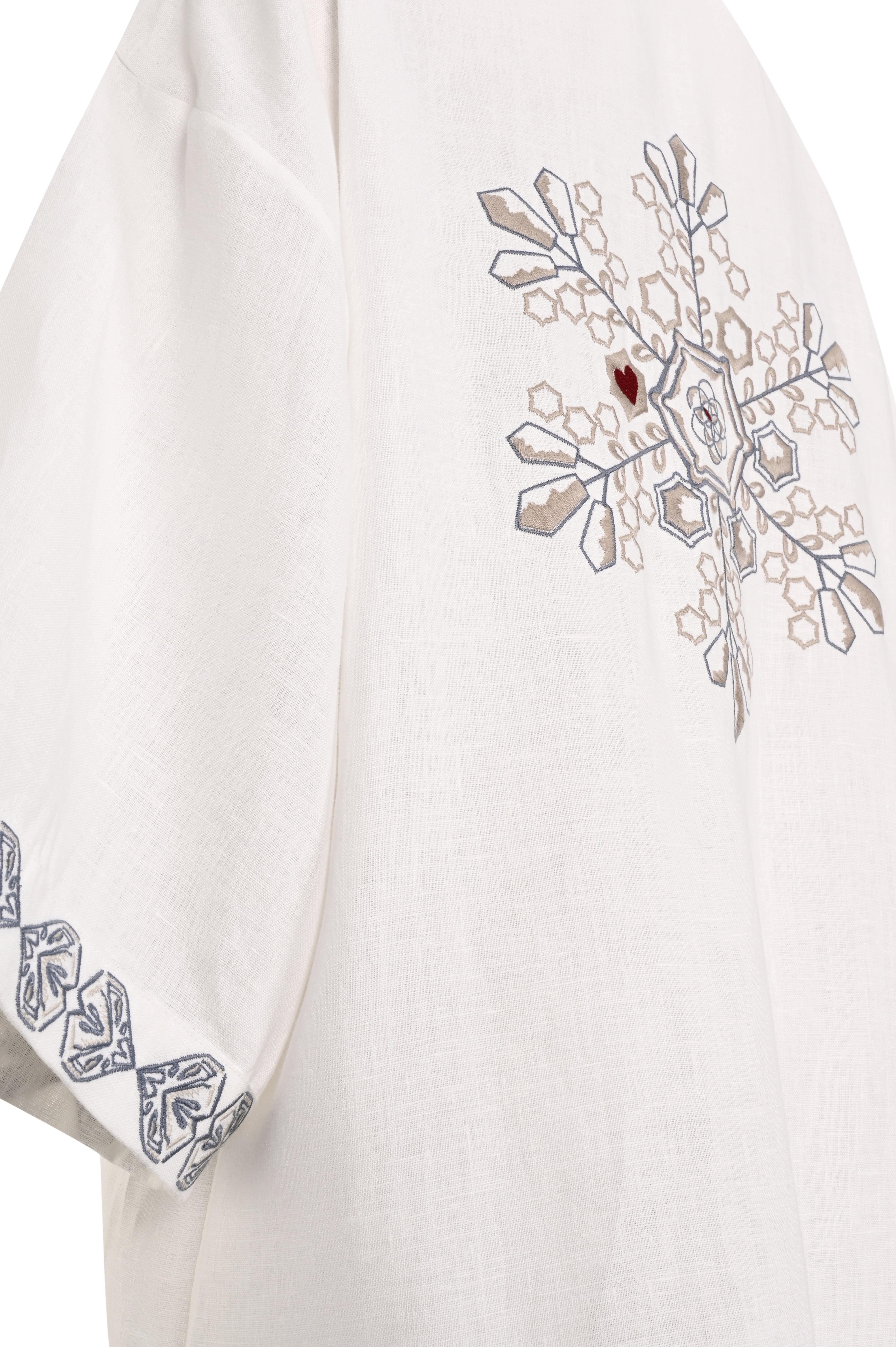 Linen Kaftan White