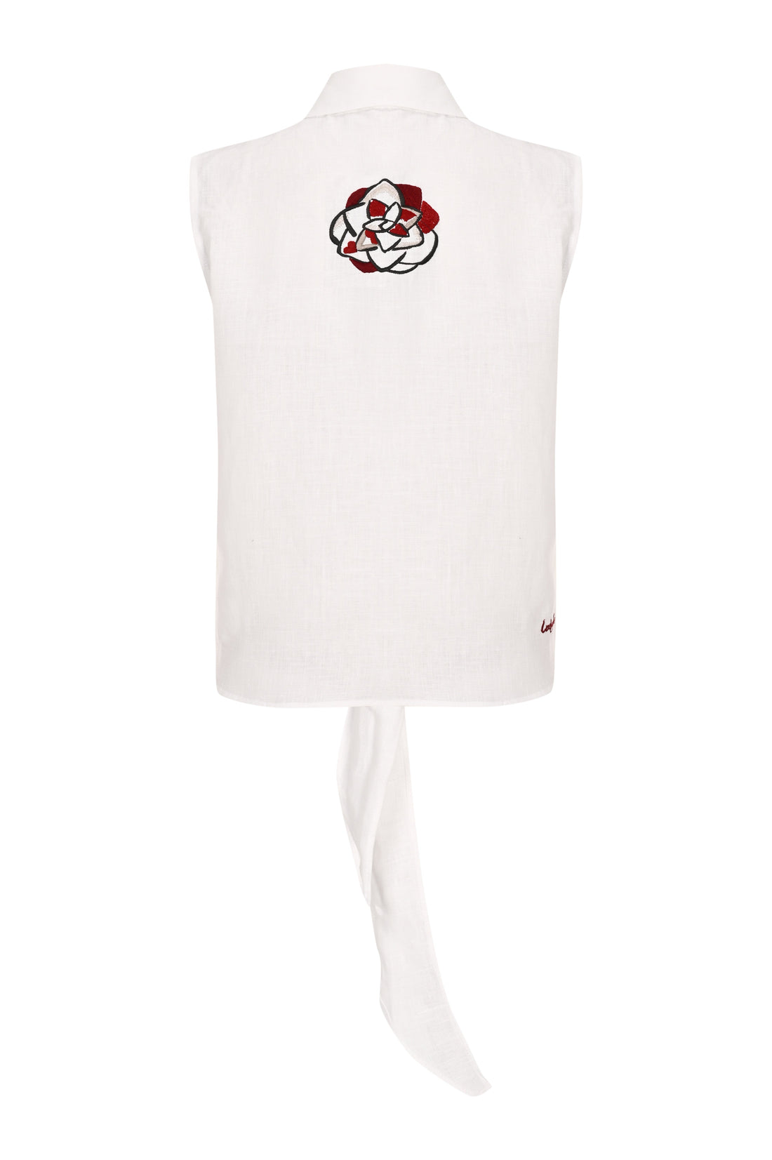 Sleeveless Shirt White