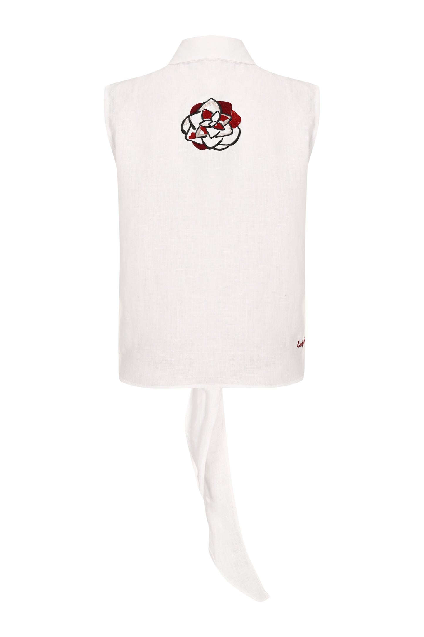 Sleeveless Shirt White