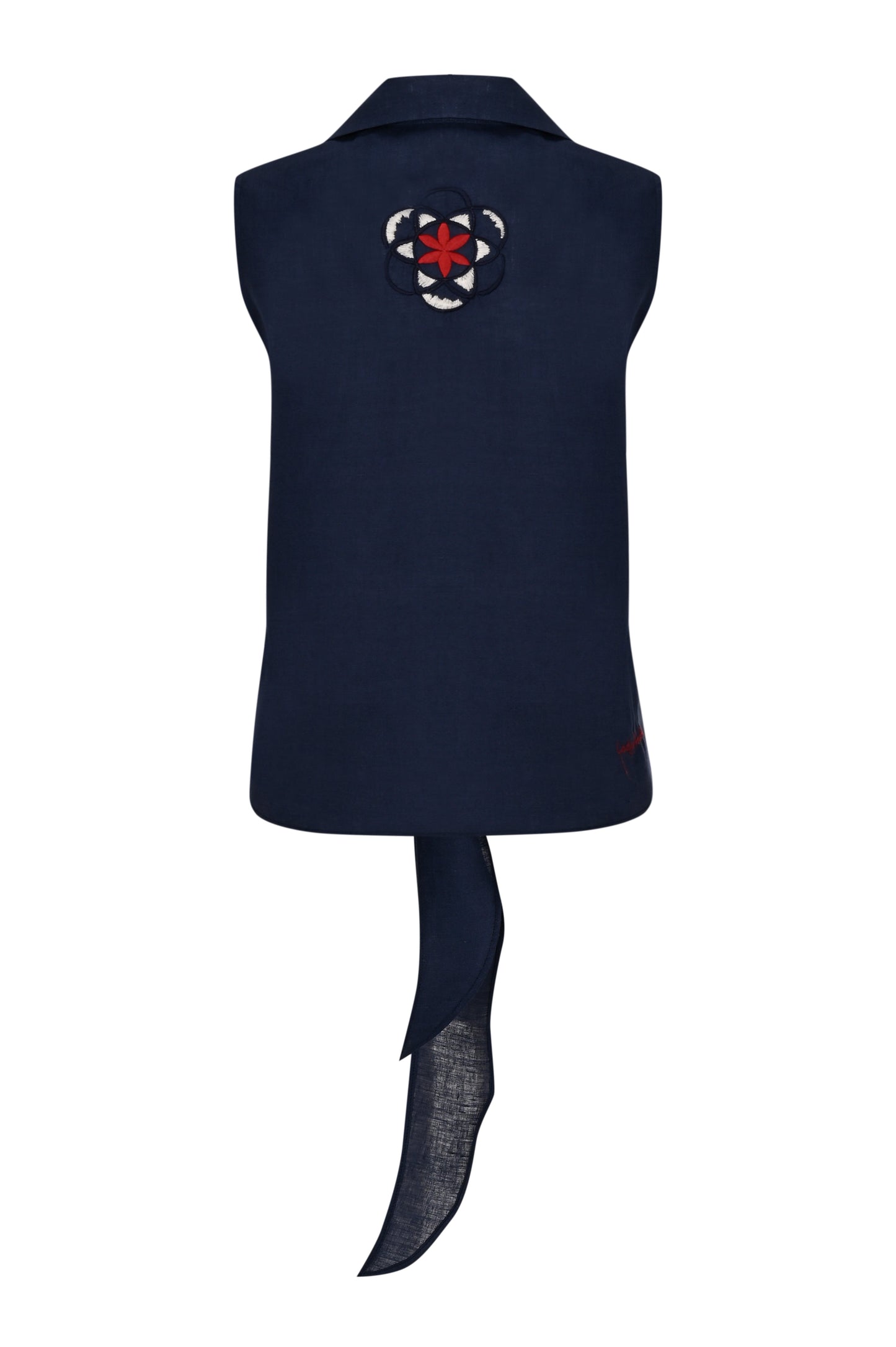 Sleeveless Shirt Navy