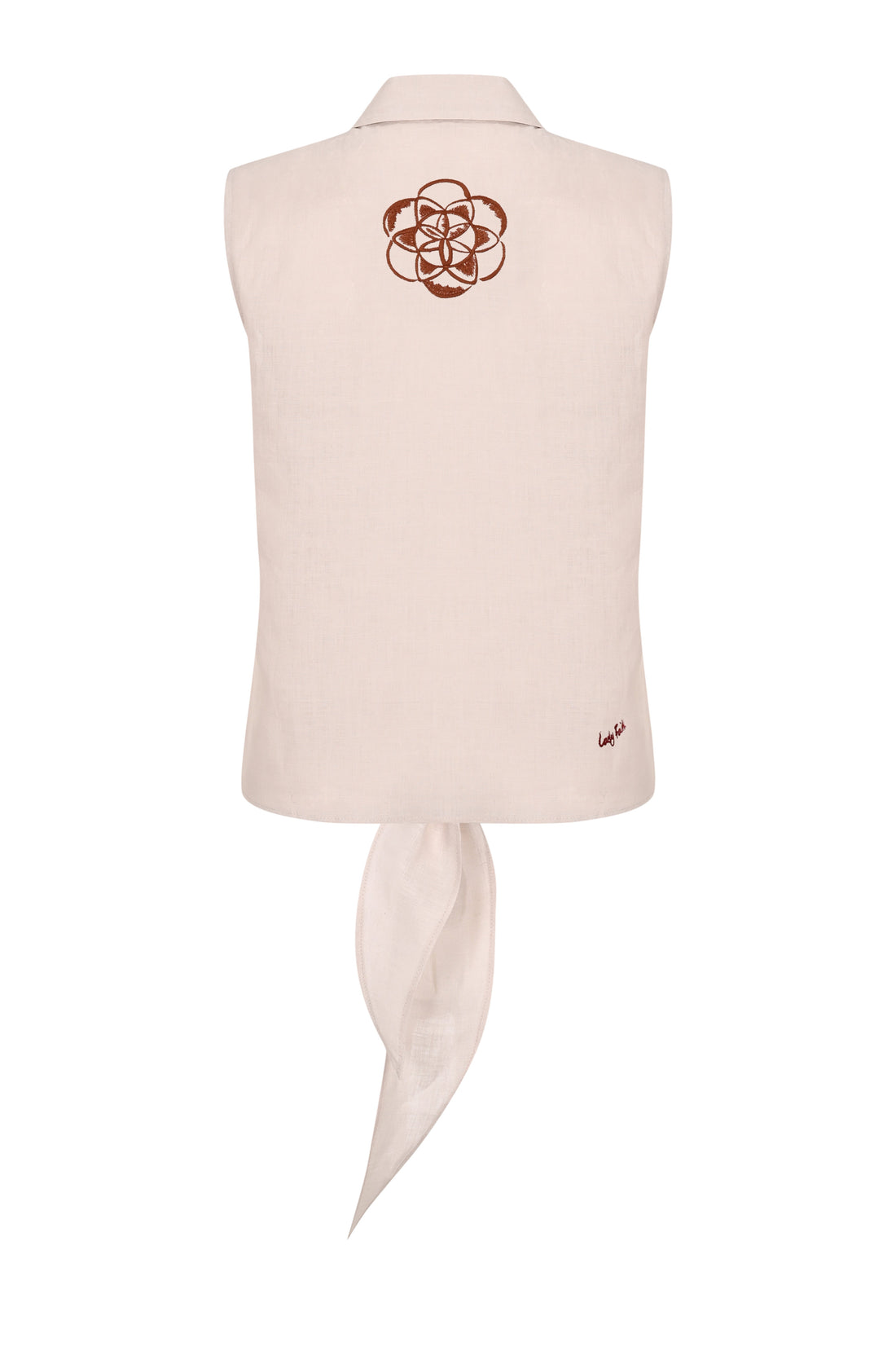 Sleeveless Shirt Vanilla