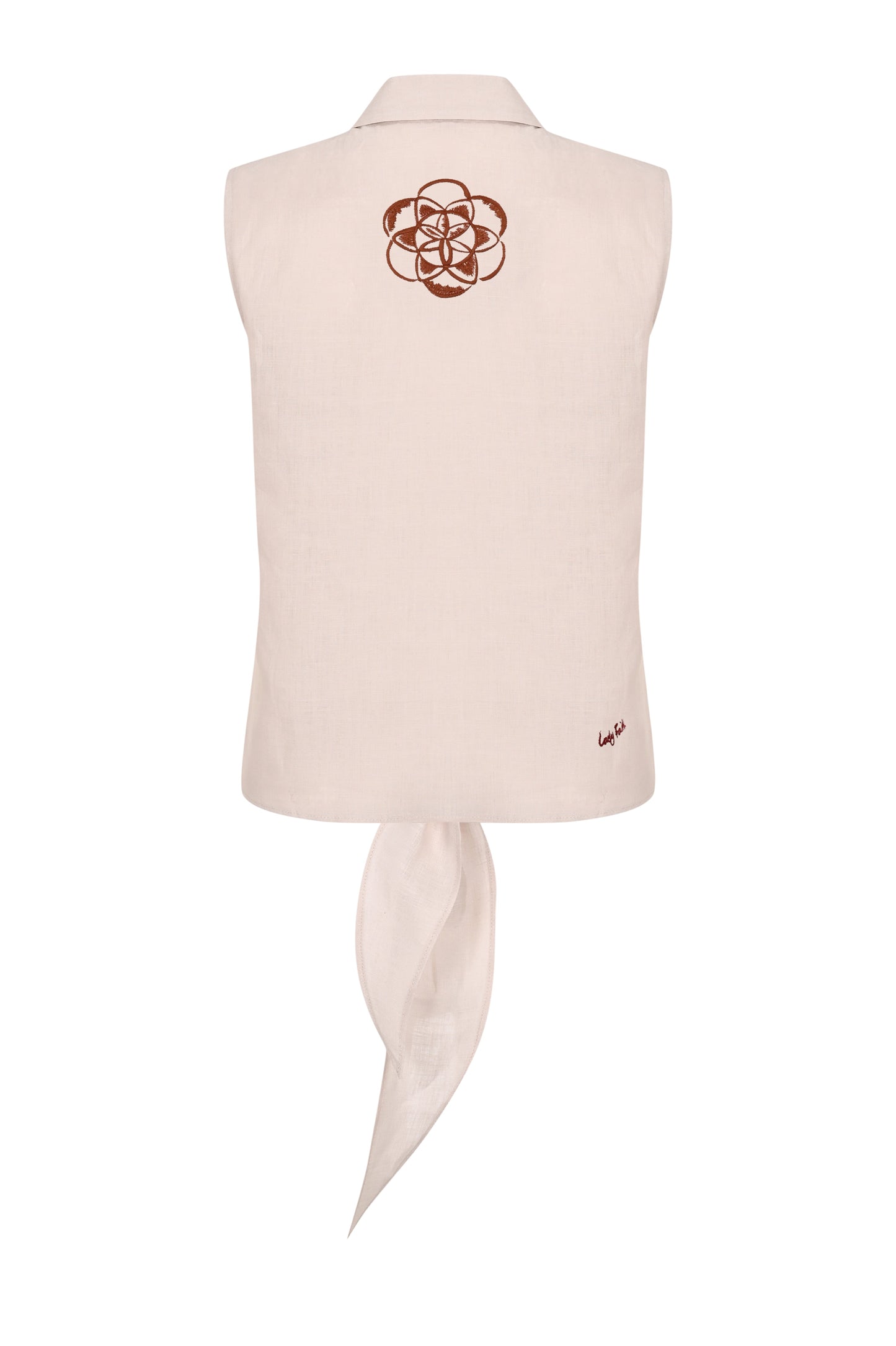 Sleeveless Shirt Vanilla