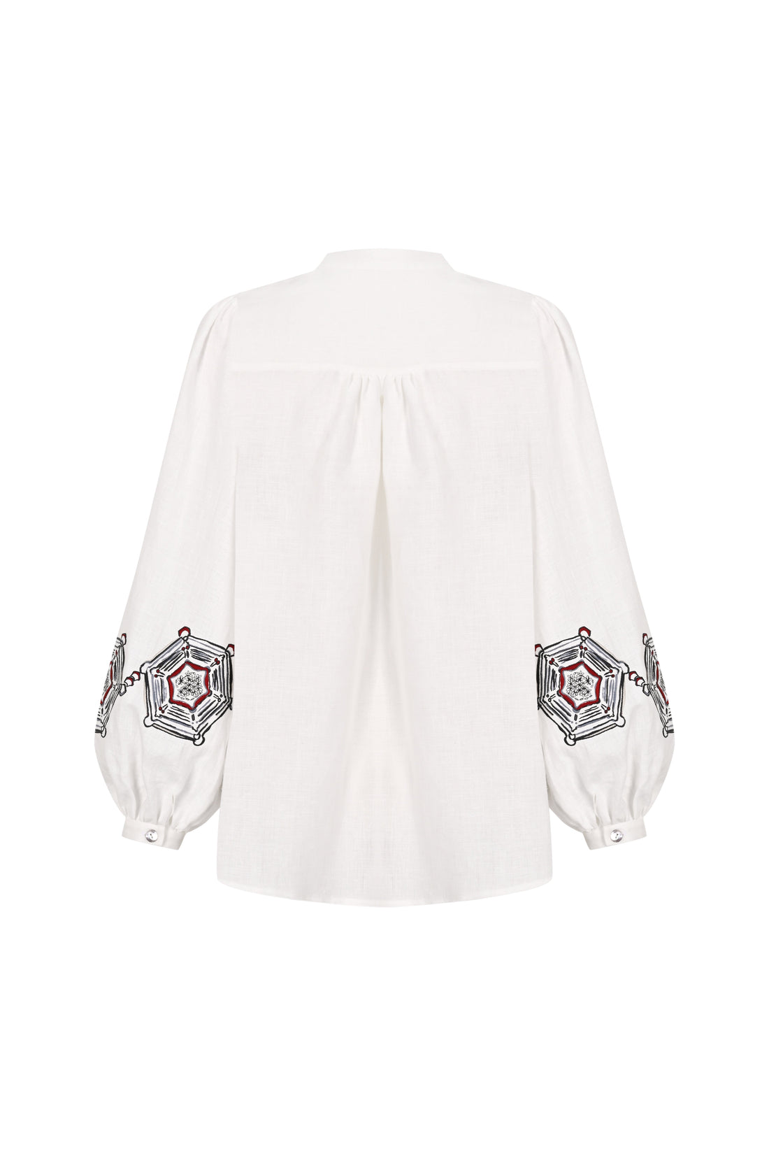 Puff Sleeve Linen Shirt