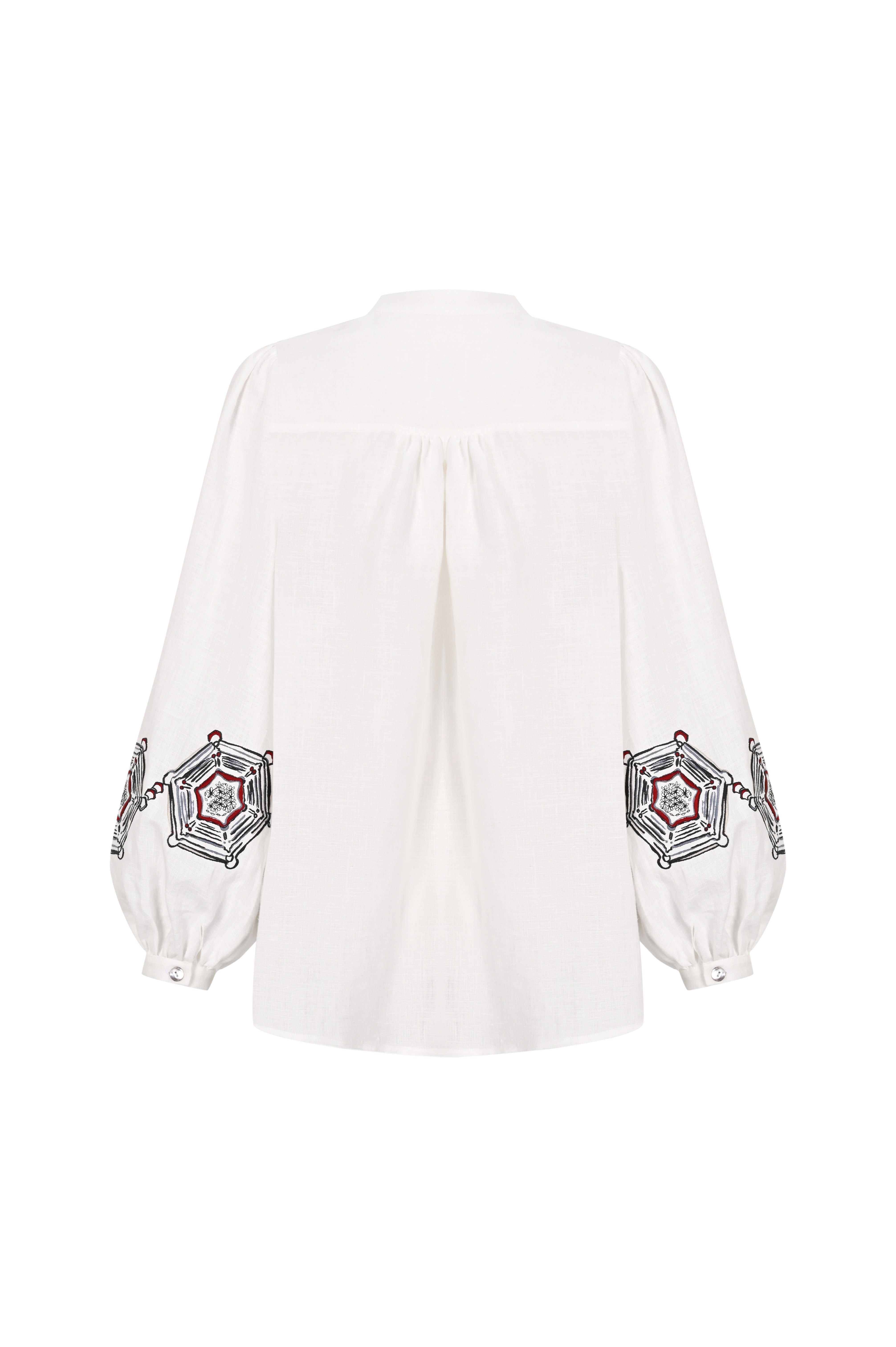 Puff Sleeve Linen Shirt