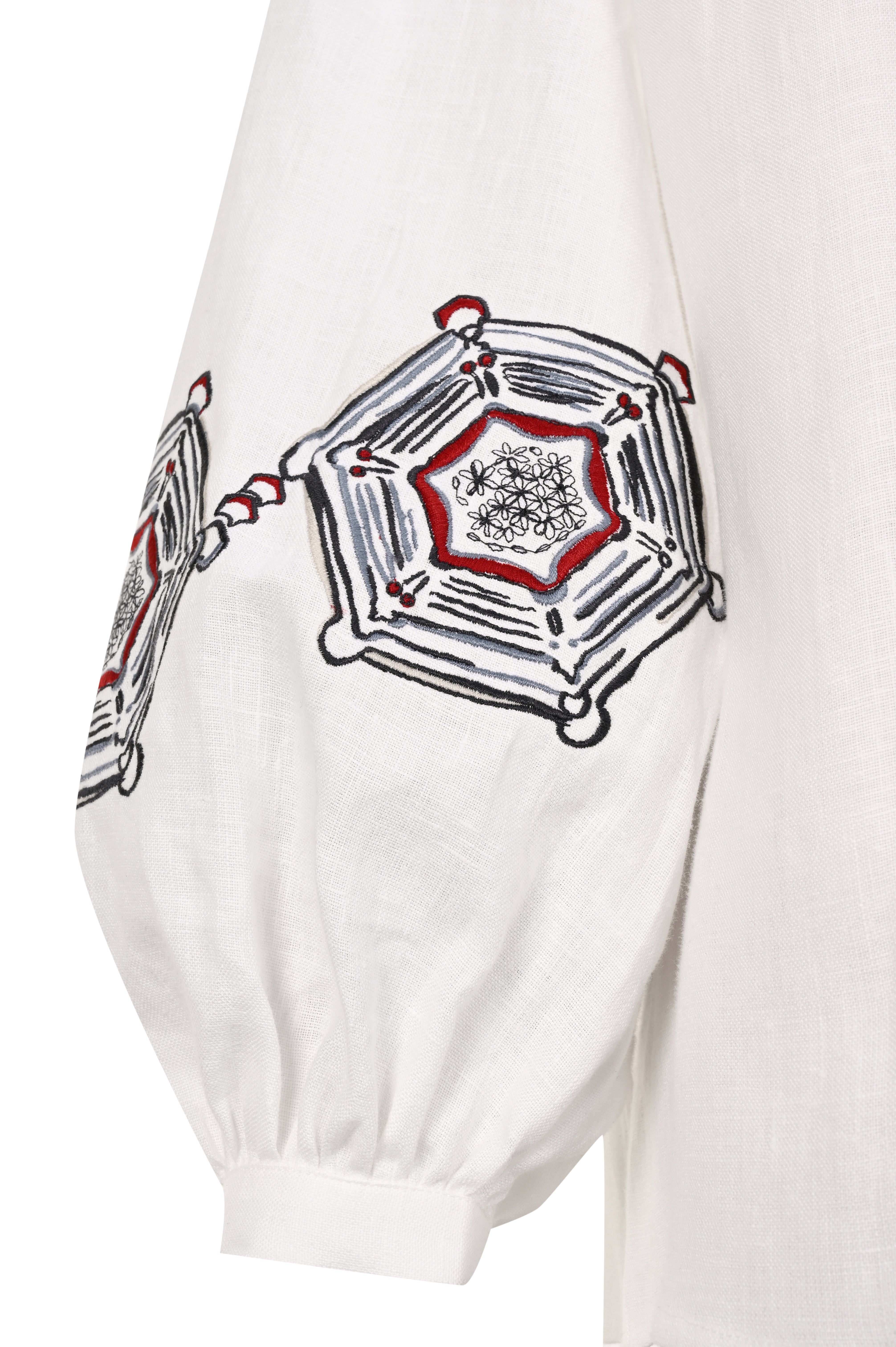 Puff Sleeve Linen Shirt