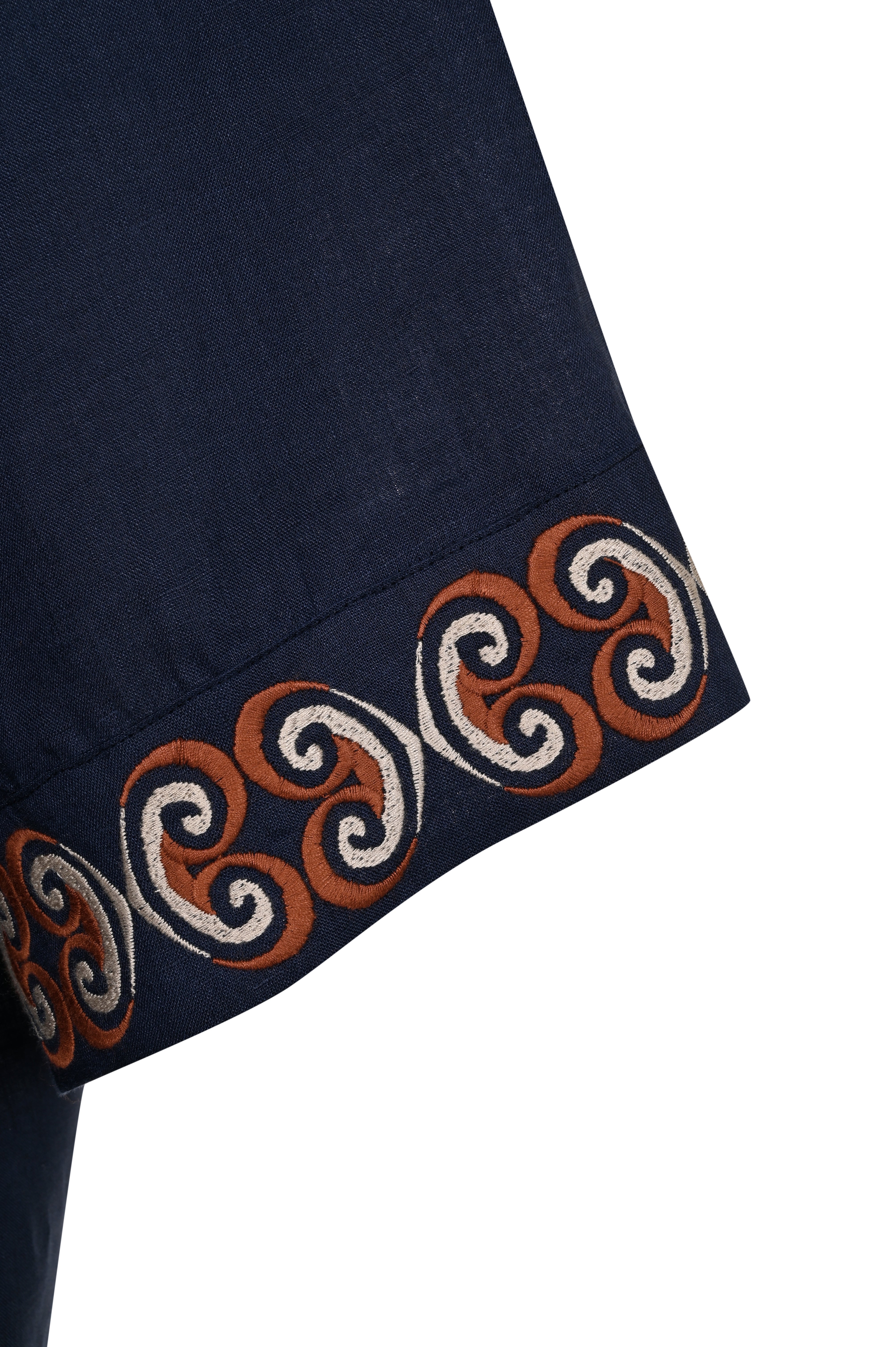 Linen Kaftan Navy