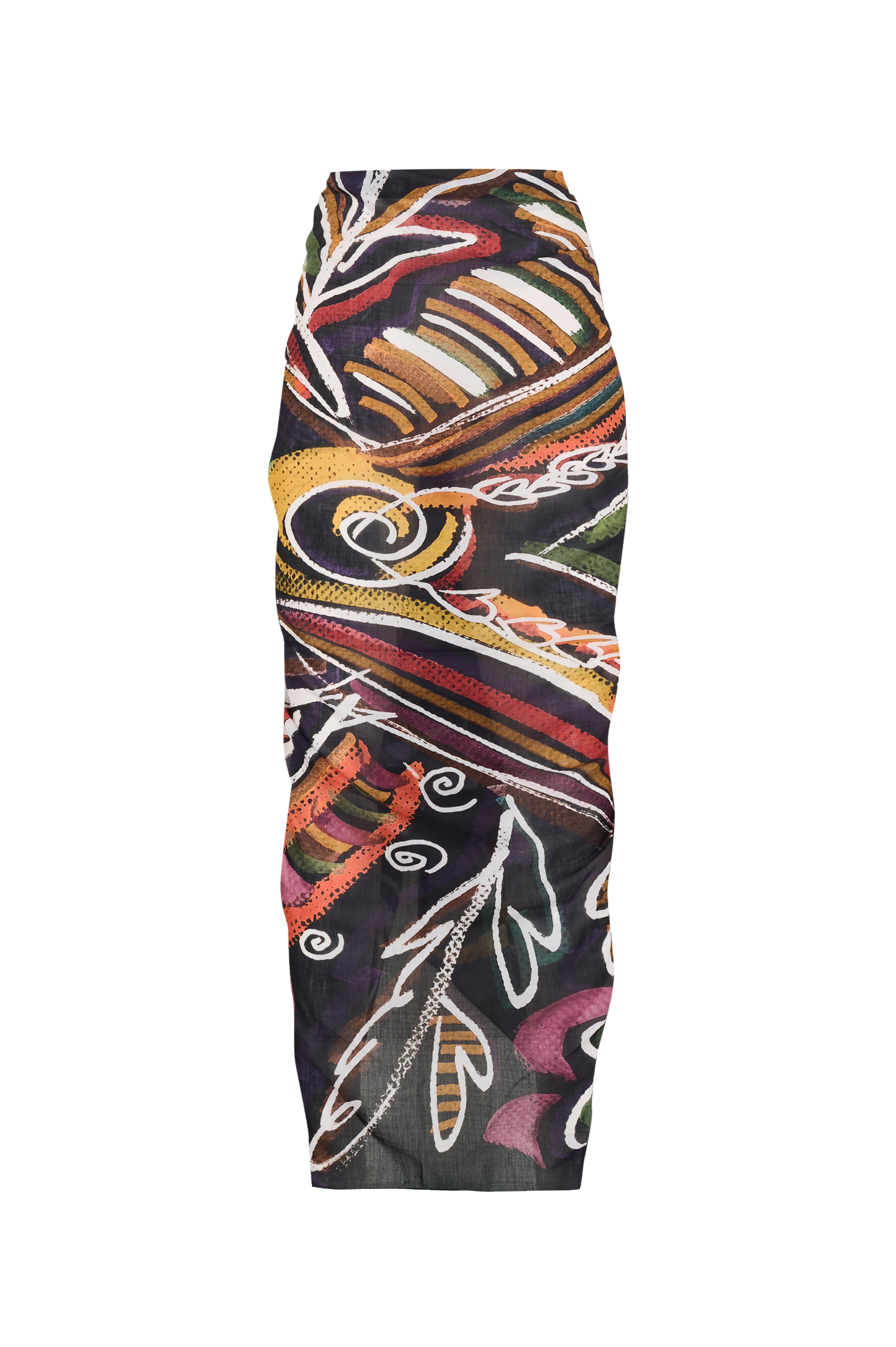 Silk Voile Pareo Scarf | Goddess Of Transformation