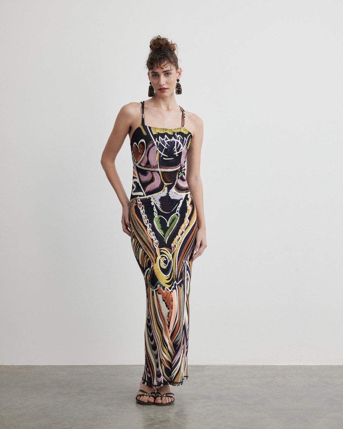 Stretch Long Back Slit Dress | Goddess of Transformation