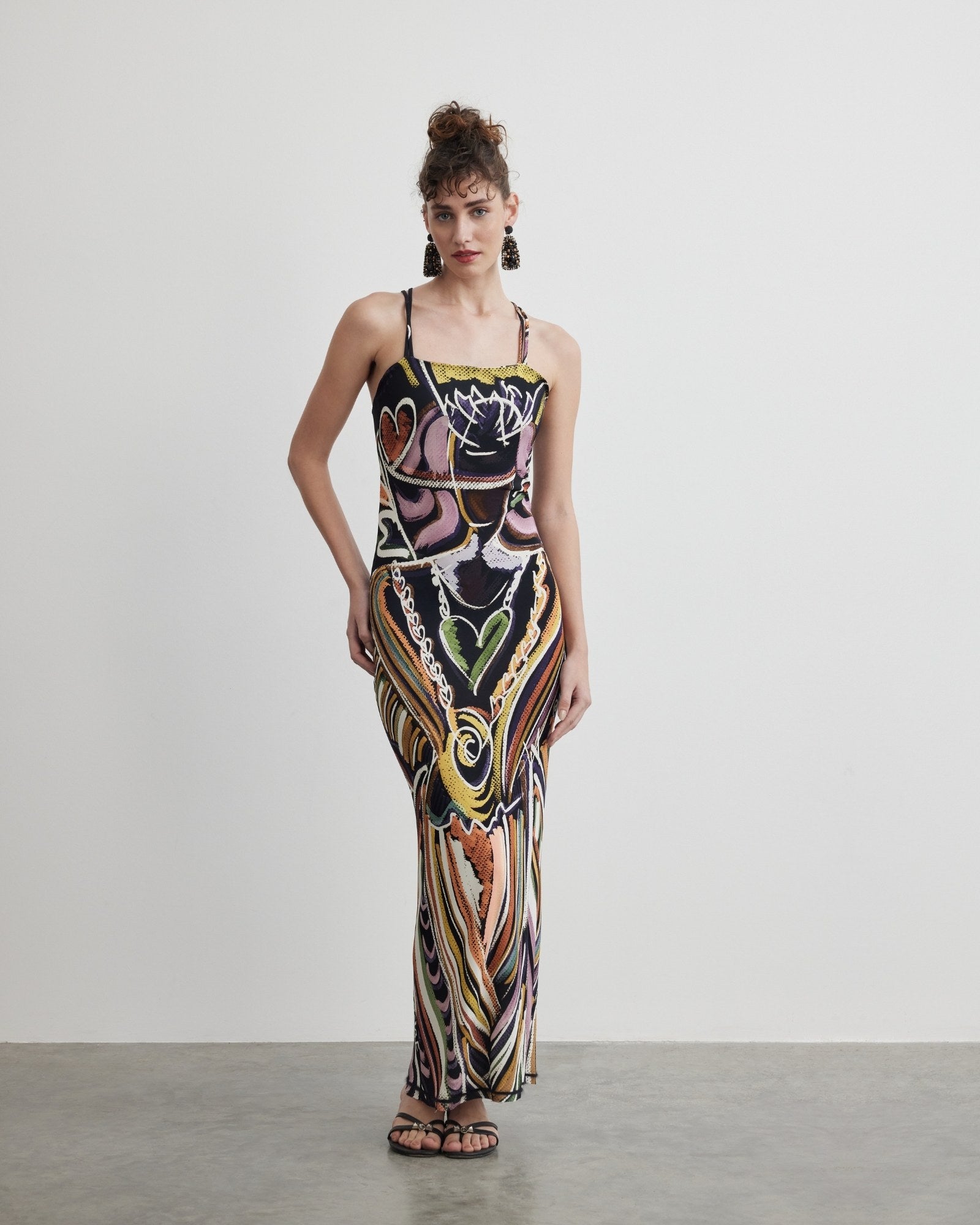 Stretch Long Back Slit Dress | Goddess of Transformation
