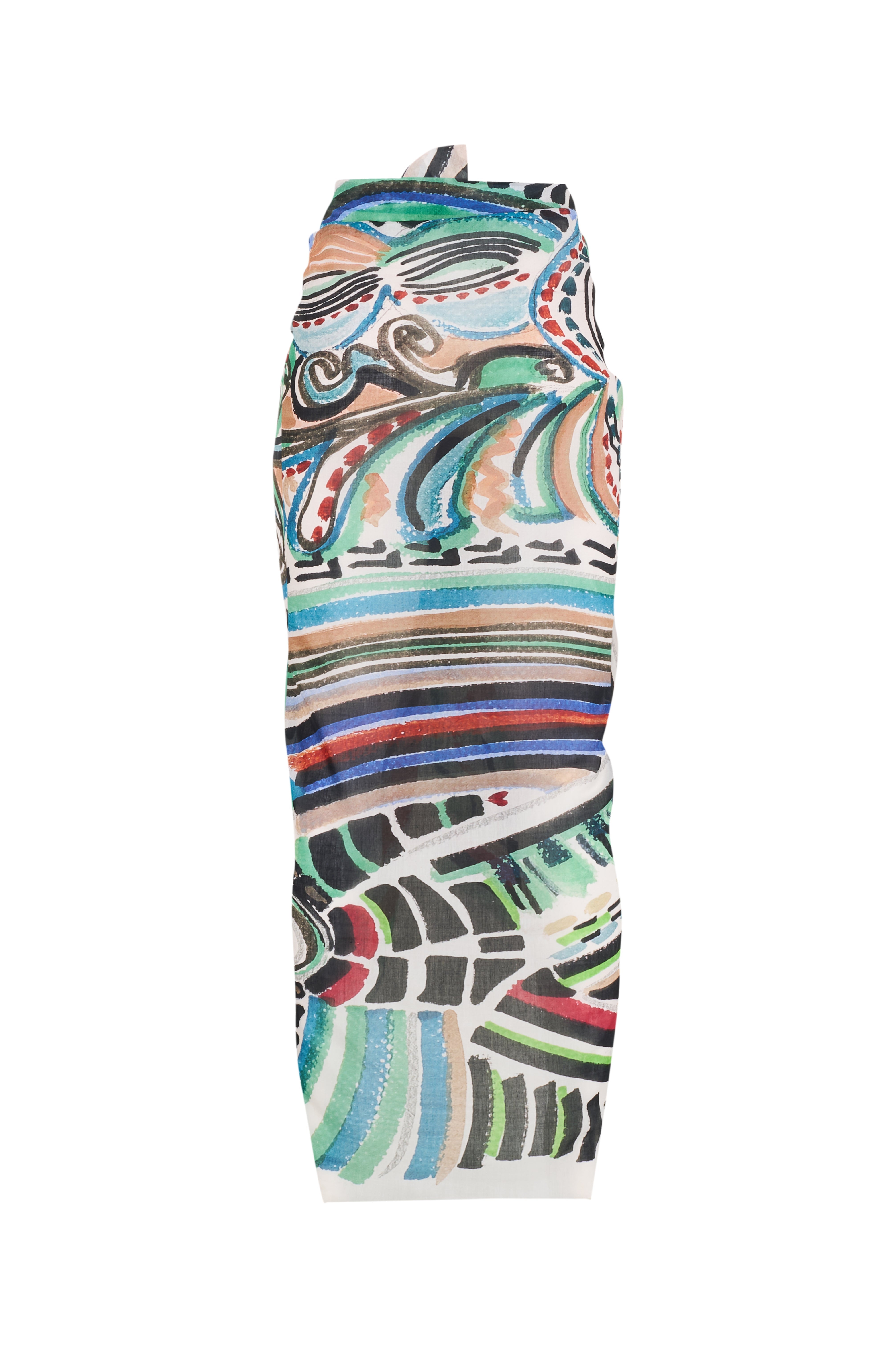 Silk Voile Pareo Scarf | Goddess of Healing