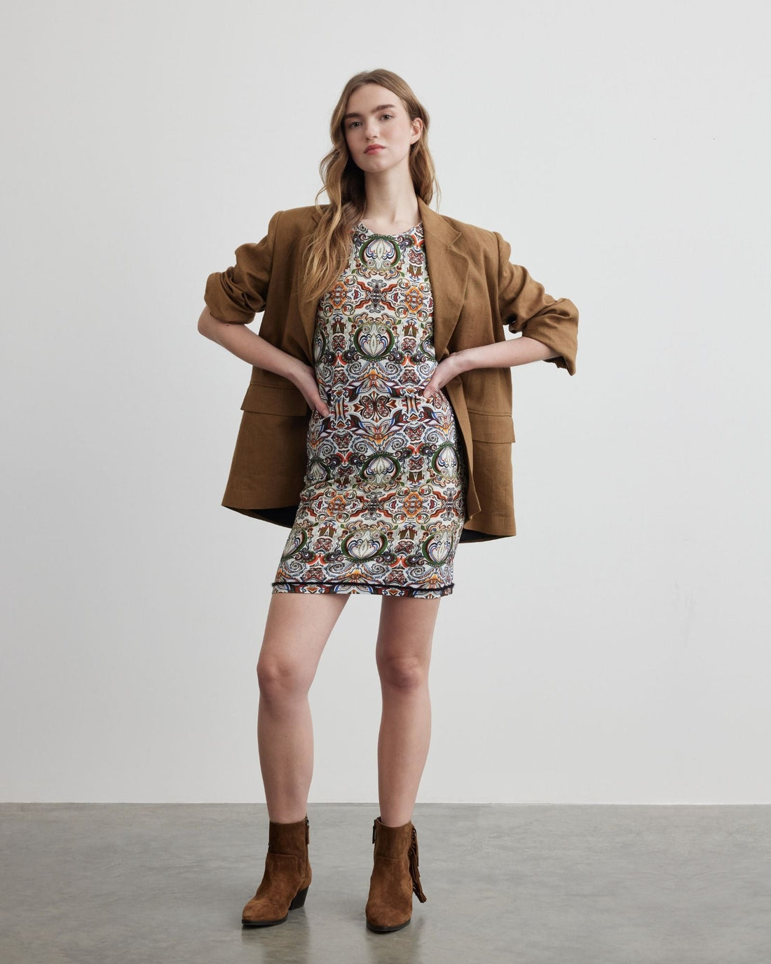 Mini Knit Dress | Goddess of Earth - Butterfly