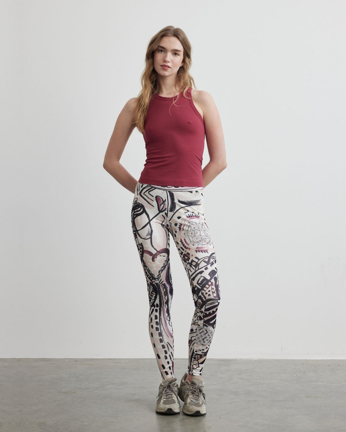 Recycled High Waist Legging | Goddess of Inner Power