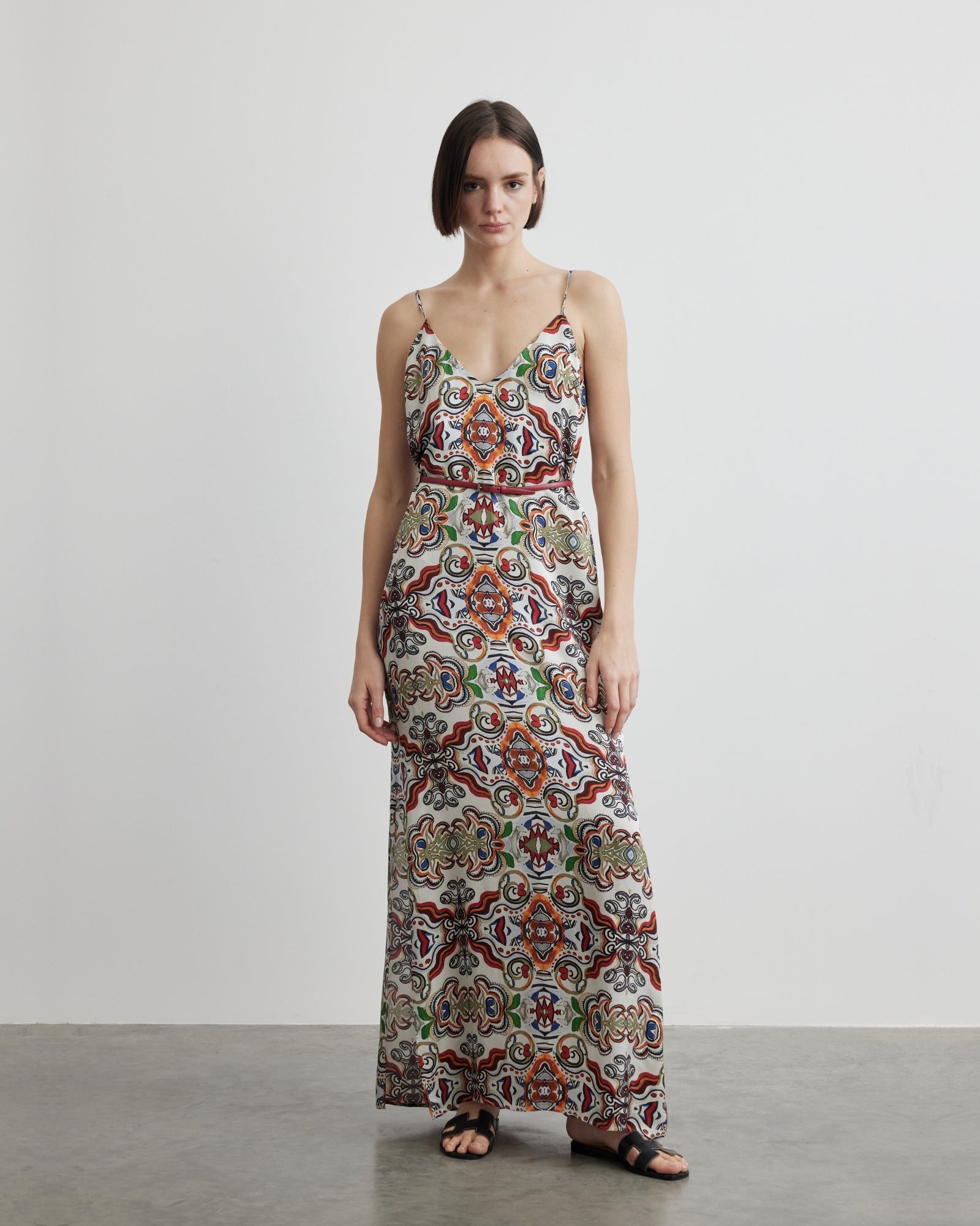 Thin Strap Long Dress | Goddess of Earth