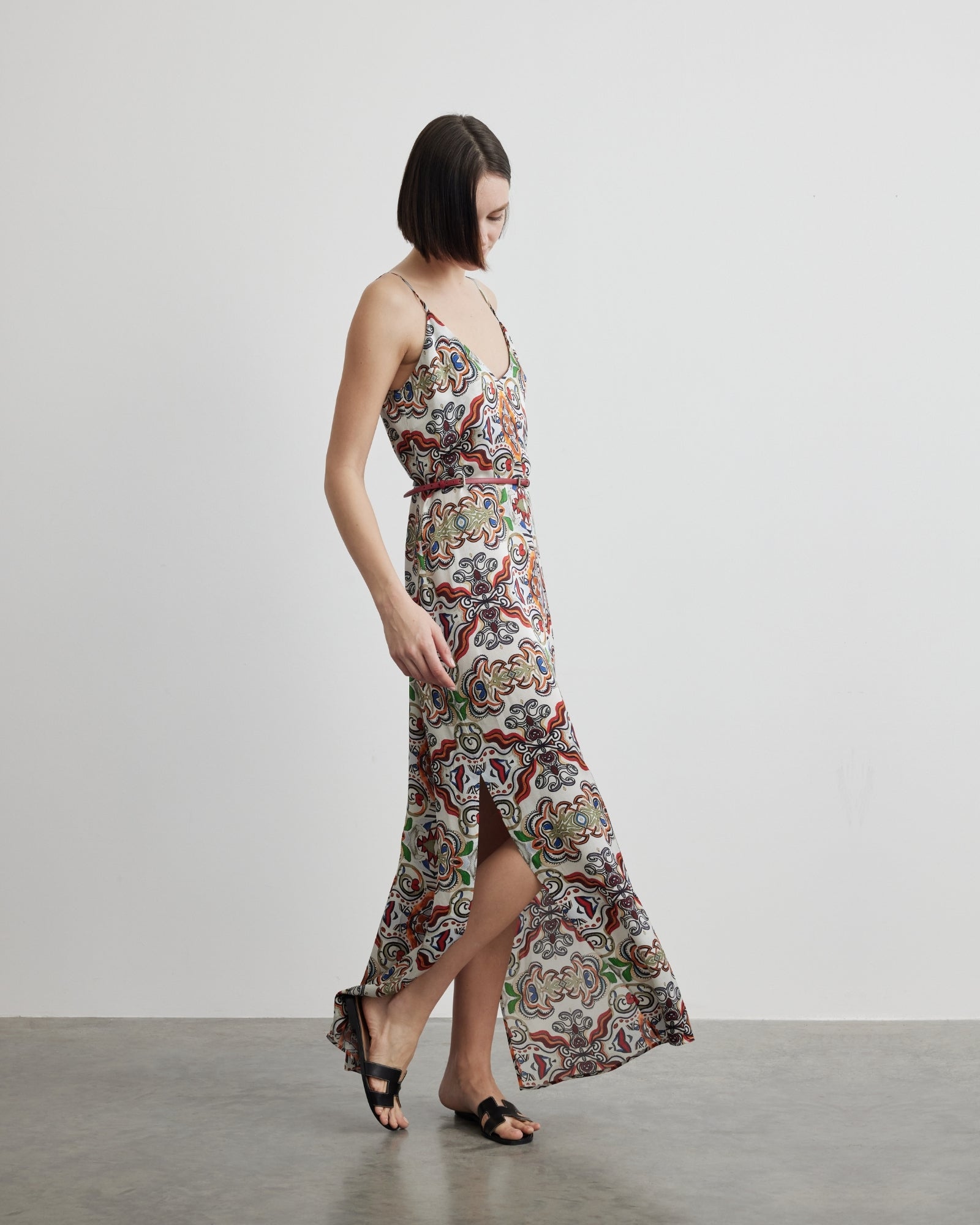 Thin Strap Long Dress | Goddess of Earth