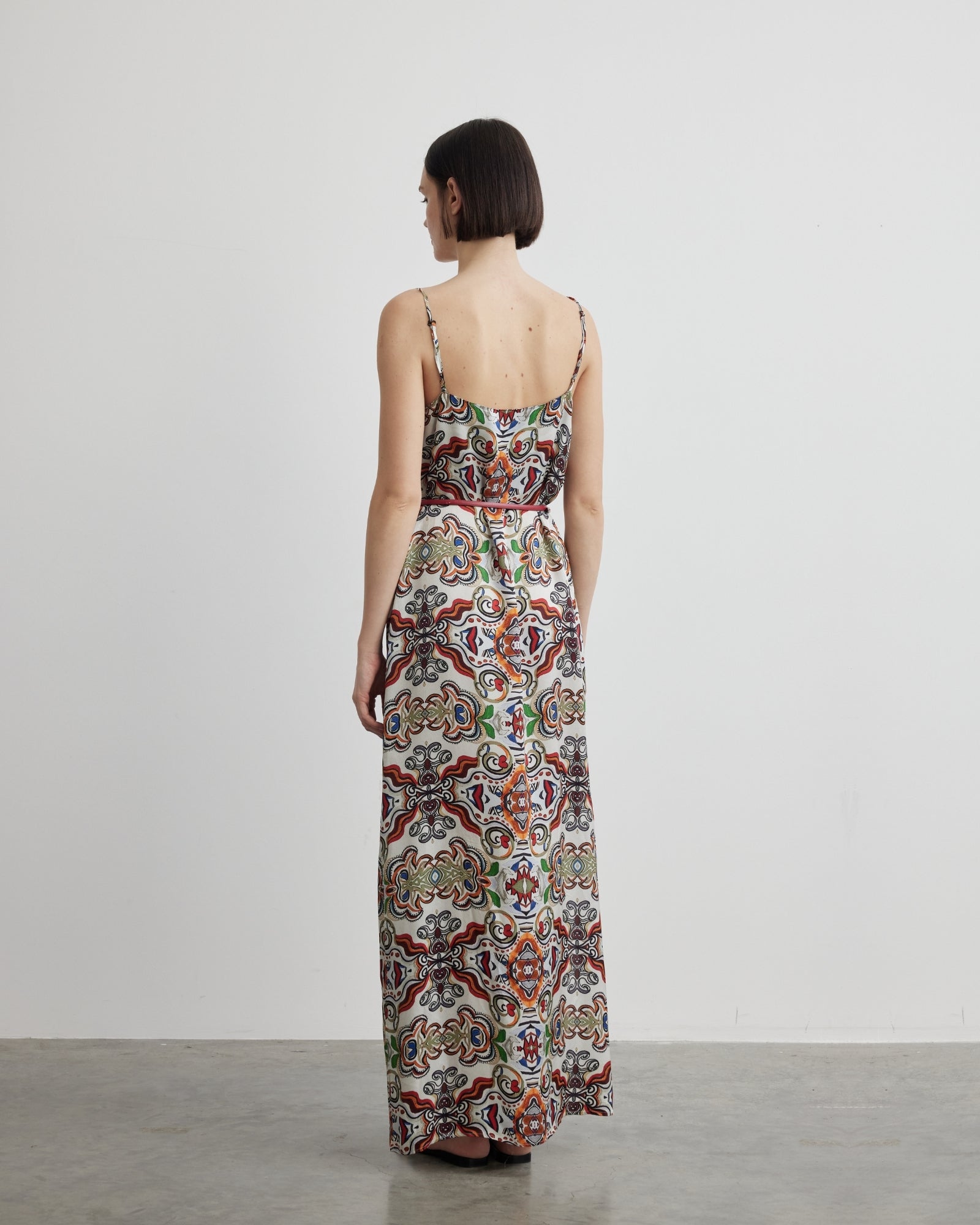Thin Strap Long Dress | Goddess of Earth