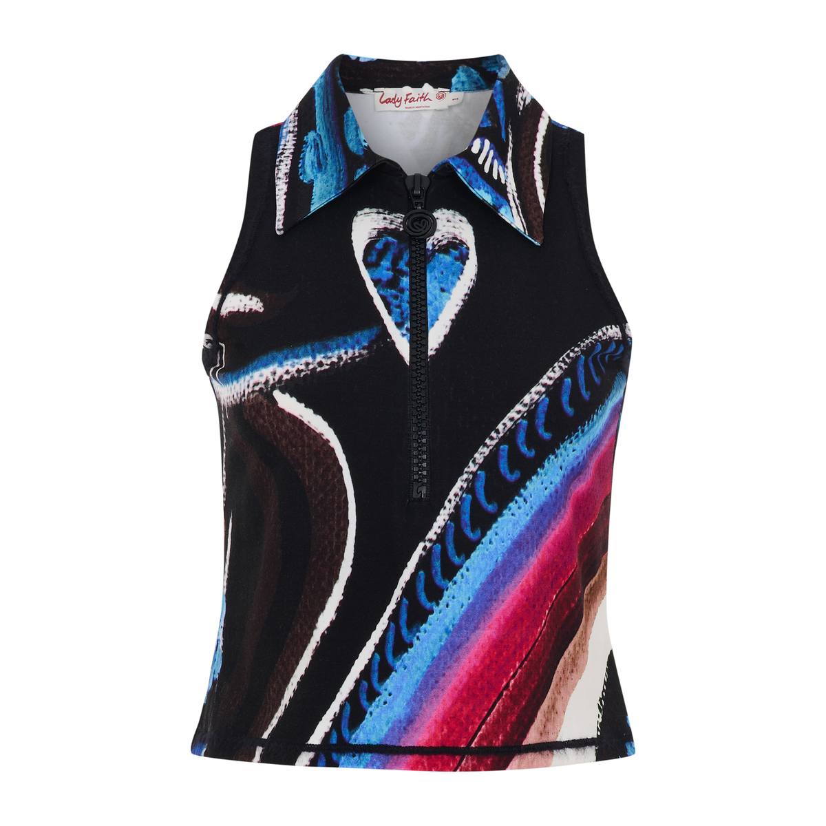 Zippered Collar Top | Goddess of Experience