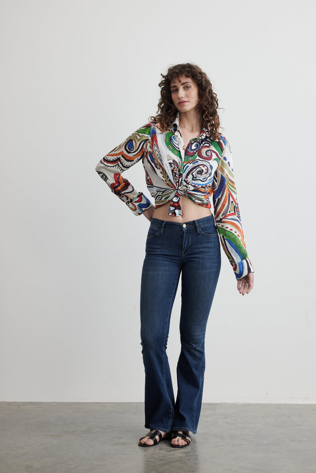 Satin Shirt | Goddess of Fire