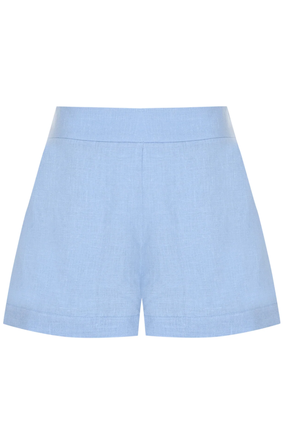 Linen Shorts Blue