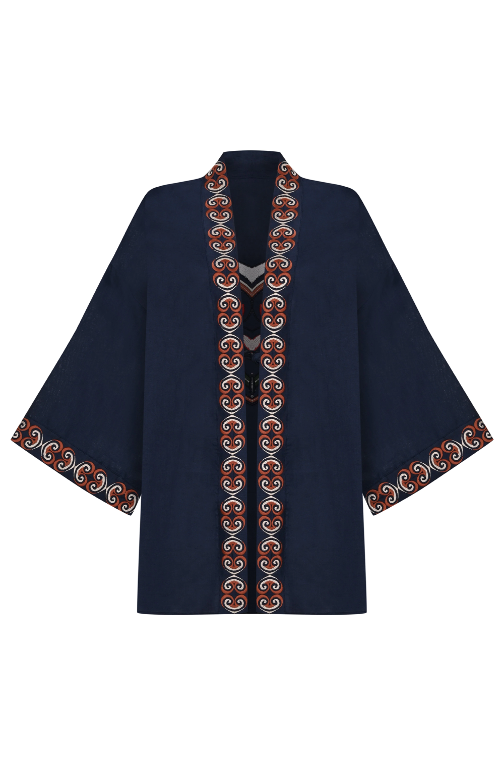 Linen Kaftan Navy