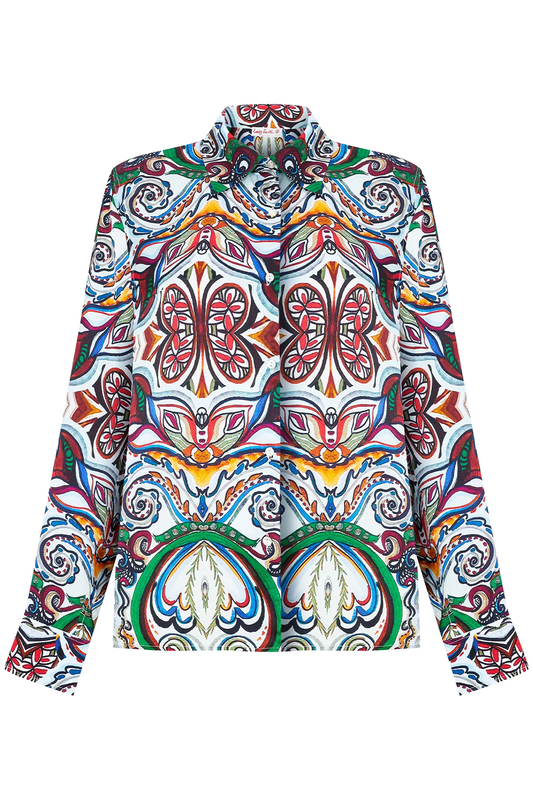 Satin Shirt | Goddess of Butterfly