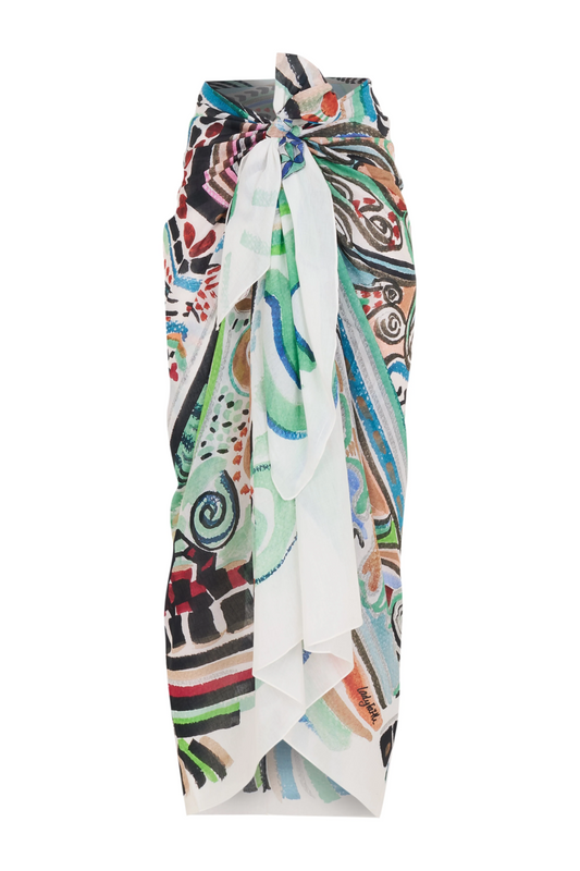 Silk Voile Pareo Scarf | Goddess of Healing