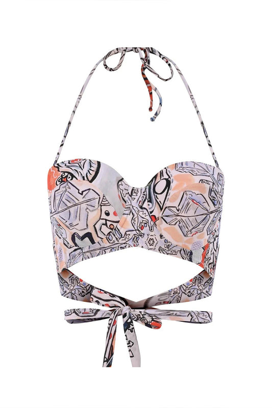 Strapless Bra Bikini Set | Goddess of Luck