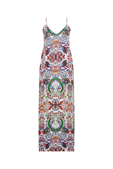 Thin Strap Long Dress | Goddess of Butterfly