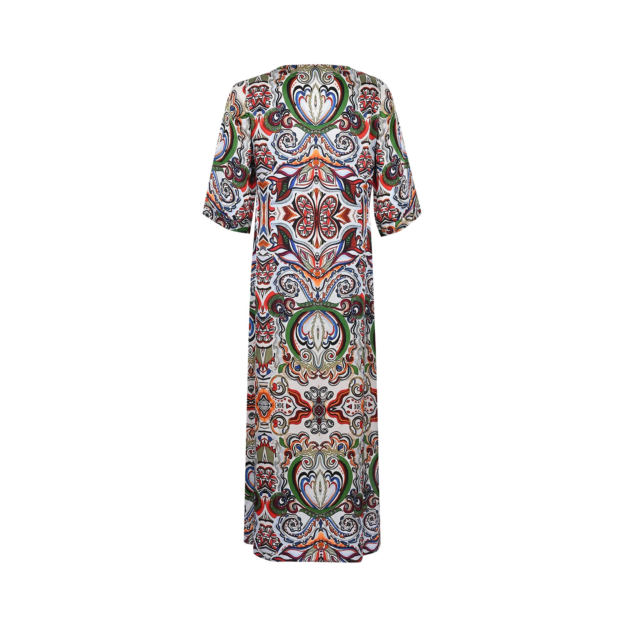 V Neck Kaftan Dress | Goddess of Butterfly
