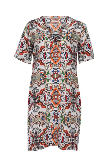 V Neck Short Dress | Goddess of Earth