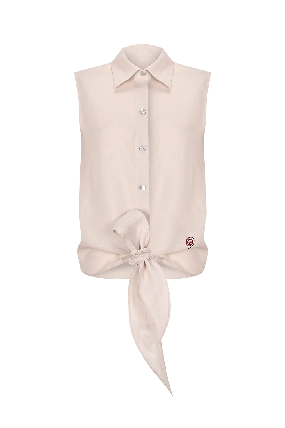 Sleeveless Shirt Vanilla