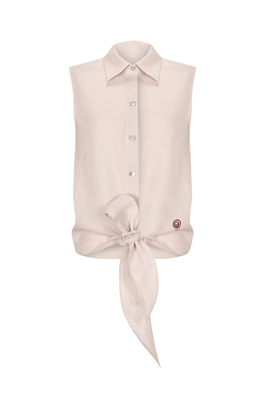 Sleeveless Shirt Vanilla