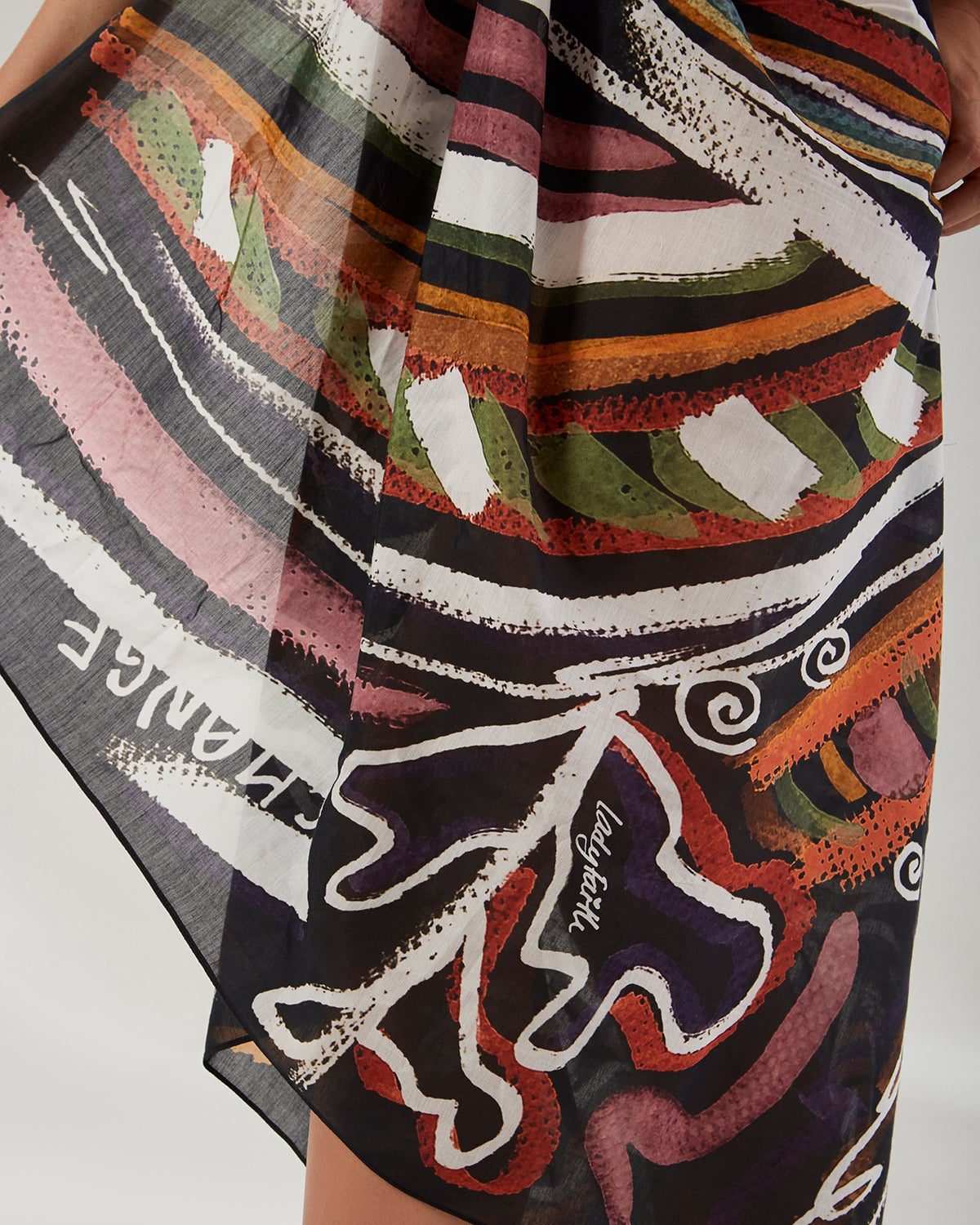 Silk Voile Pareo Scarf | Goddess Of Transformation