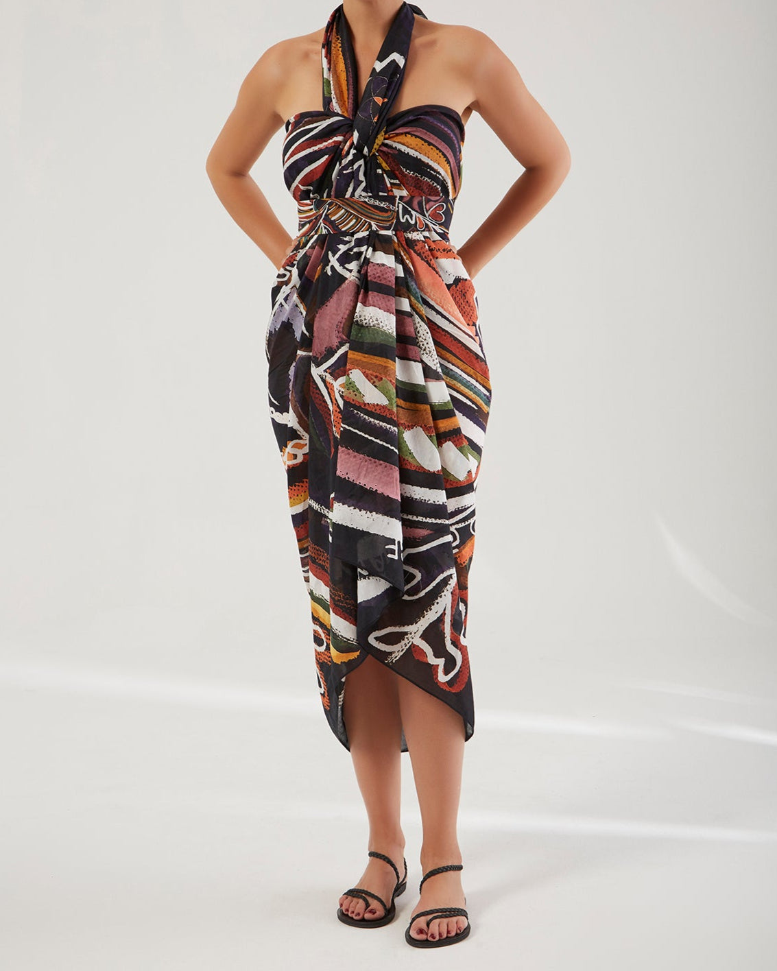 Silk Voile Pareo Scarf | Goddess Of Transformation