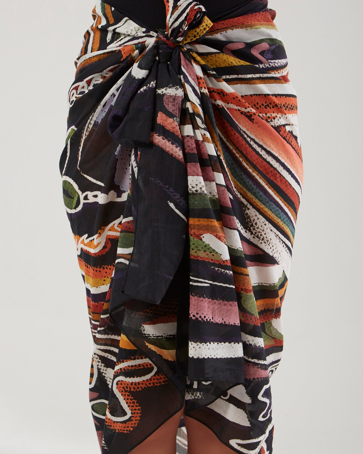 Silk Voile Pareo Scarf | Goddess Of Transformation