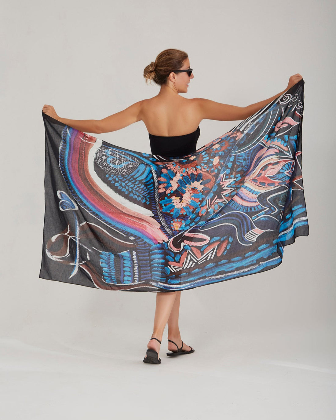 Silk Voile Pareo Scarf | Goddess Of Experience