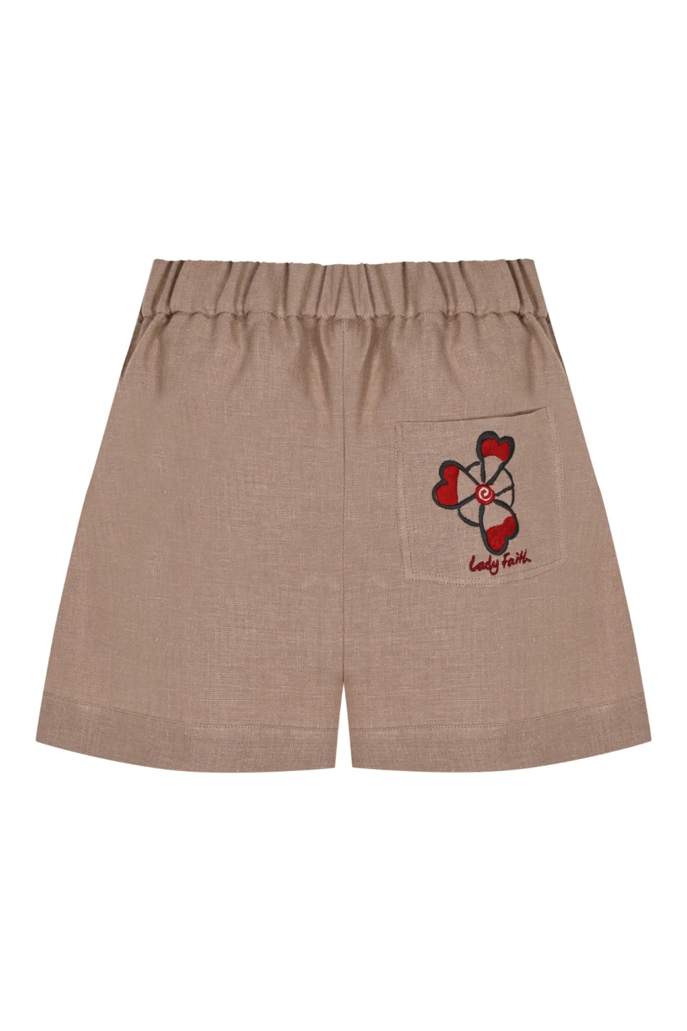 Linen Shorts Tabac