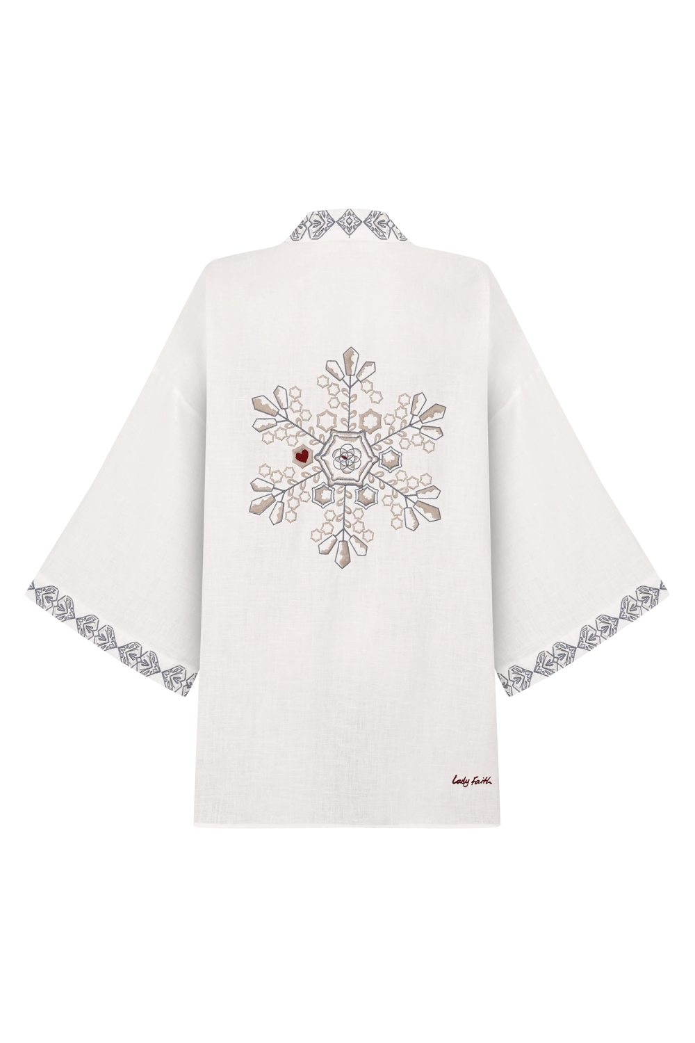 Linen Kaftan White