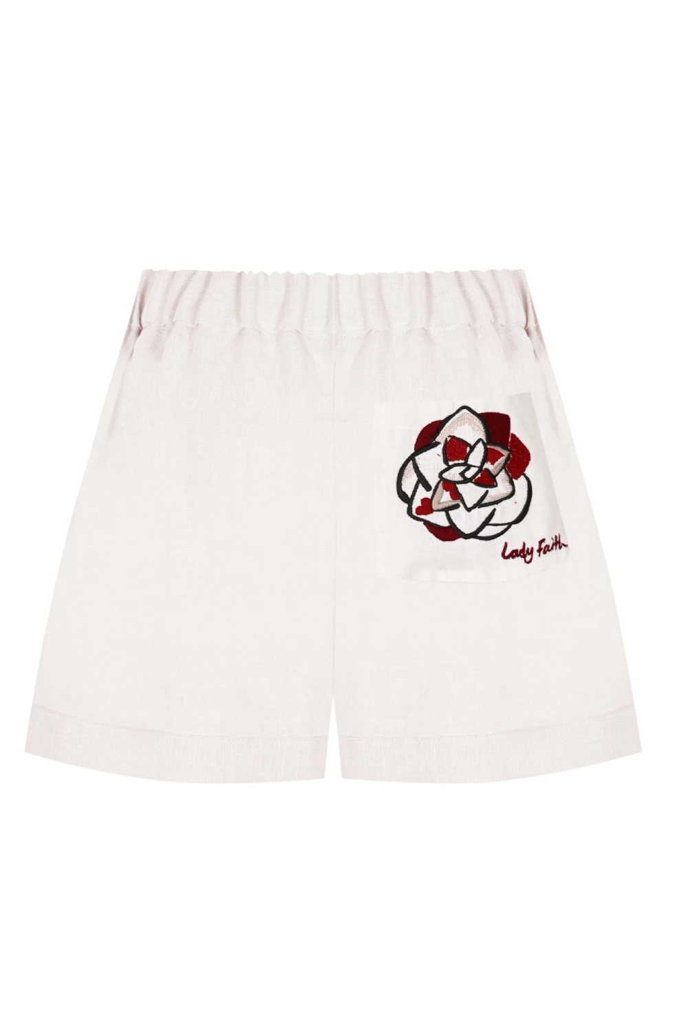 Linen Shorts White